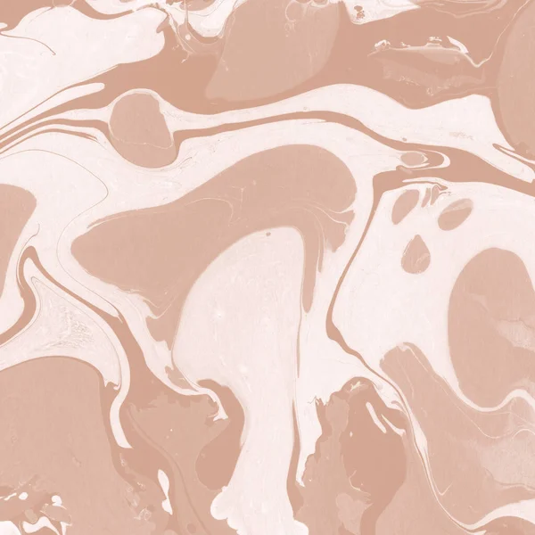 Kağıt üzerinde turuncu mermer mürekkep dokusu. Mermer taş resim.