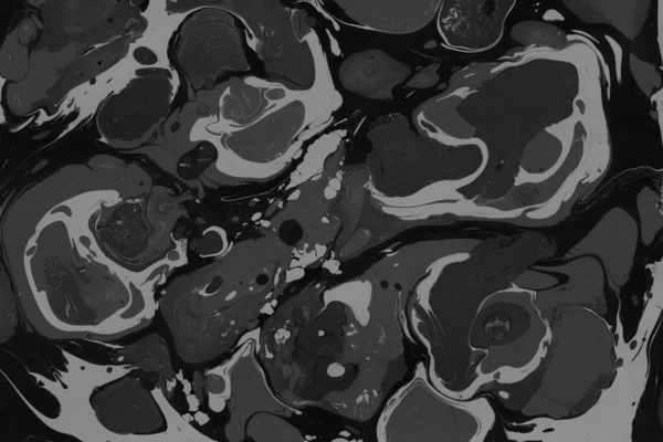 Kağıt arkaplanda siyah mermer mürekkep dokusu. Mermer taş resim.