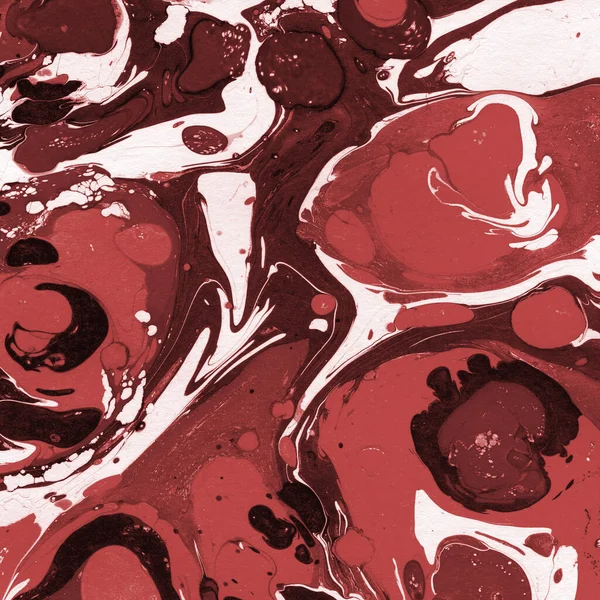 Boya desenli kırmızı mermer arkaplan