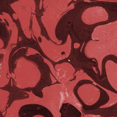 Boya desenli kırmızı mermer arkaplan