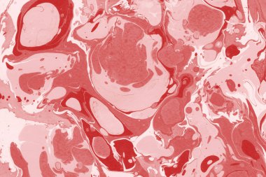 Boya desenli kırmızı mermer arkaplan