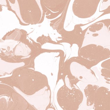 Kağıt üzerinde turuncu mermer mürekkep dokusu. Mermer taş resim.