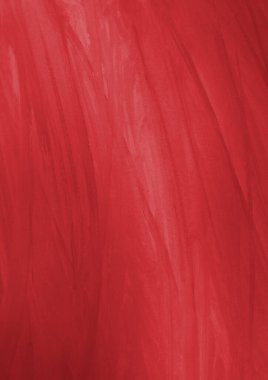 Kağıt zemin üzerinde beyaz gerçekçi suluboya desenli kırmızı.