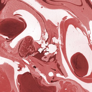 Boya desenli kırmızı mermer arkaplan