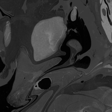 Kağıt arkaplanda siyah mermer mürekkep dokusu. Mermer taş resim.