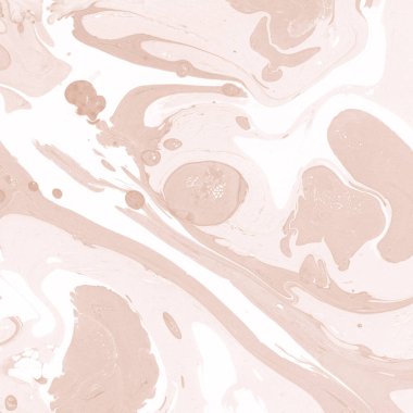 Kağıt üzerinde turuncu mermer mürekkep dokusu. Mermer taş resim.