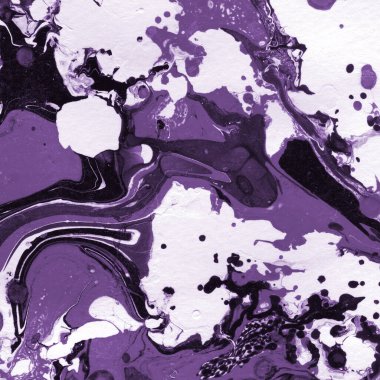 boya desenli mor mermer arkaplan