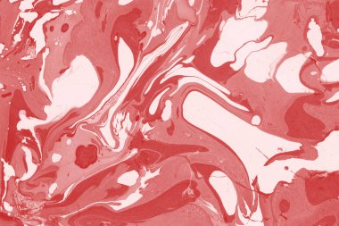 Boya desenli kırmızı mermer arkaplan