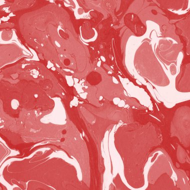Boya desenli kırmızı mermer arkaplan