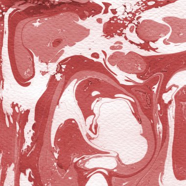 Boya desenli kırmızı mermer arkaplan