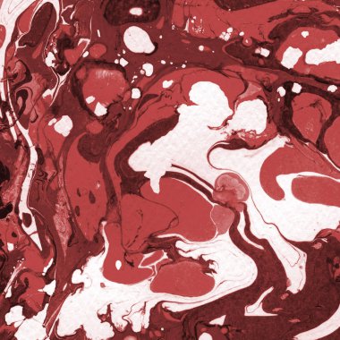Boya desenli kırmızı mermer arkaplan