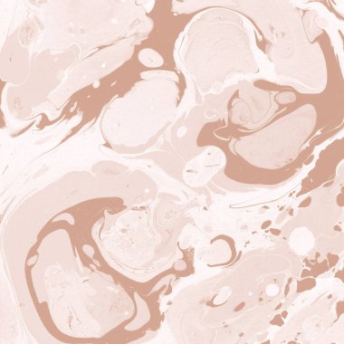 Kağıt üzerinde turuncu mermer mürekkep dokusu. Mermer taş resim.