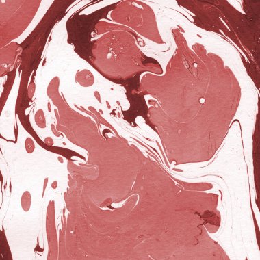 Boya desenli kırmızı mermer arkaplan