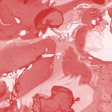 Boya desenli kırmızı mermer arkaplan