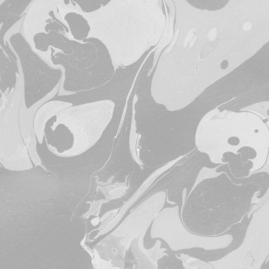Gümüş rengi gri mermer arka planda boya lekeleri
