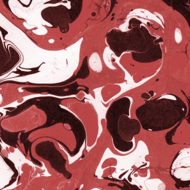 Boya desenli kırmızı mermer arkaplan