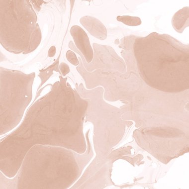 Kağıt üzerinde turuncu mermer mürekkep dokusu. Mermer taş resim.