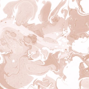 Kağıt üzerinde turuncu mermer mürekkep dokusu. Mermer taş resim.