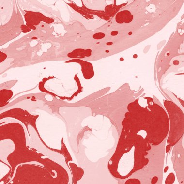Boya desenli kırmızı mermer arkaplan