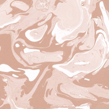 Kağıt üzerinde turuncu mermer mürekkep dokusu. Mermer taş resim.