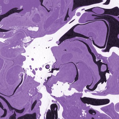 boya desenli mor mermer arkaplan