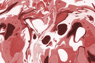 Boya desenli kırmızı mermer arkaplan