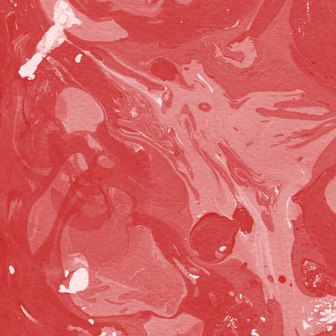 Boya desenli kırmızı mermer arkaplan