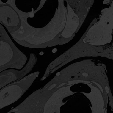 Kağıt arkaplanda siyah mermer mürekkep dokusu. Mermer taş resim.