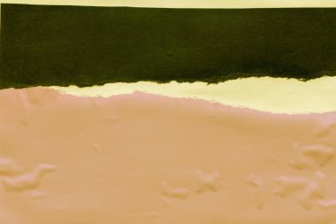 Çeşitli kağıtların kolajı, renkli soyut arkaplan  