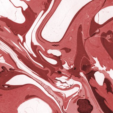 Boya desenli kırmızı mermer arkaplan