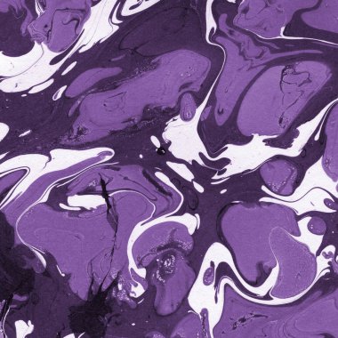 boya desenli mor mermer arkaplan