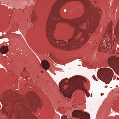 Boya desenli kırmızı mermer arkaplan