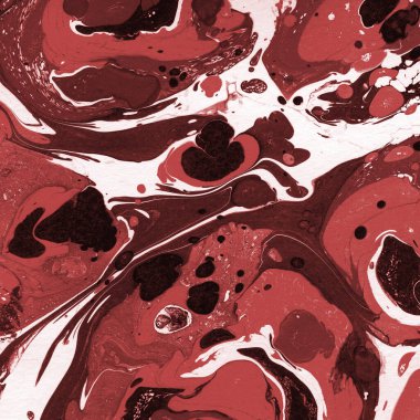 Boya desenli kırmızı mermer arkaplan