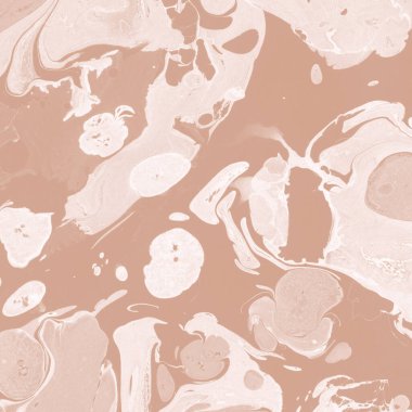 Kağıt üzerinde turuncu mermer mürekkep dokusu. Mermer taş resim.