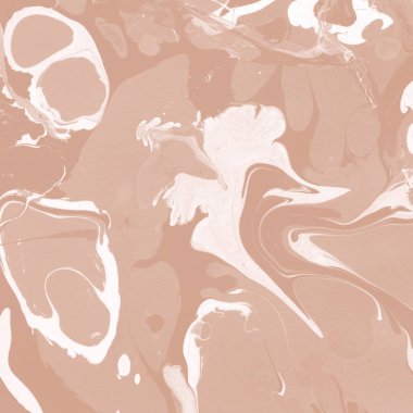 Kağıt üzerinde turuncu mermer mürekkep dokusu. Mermer taş resim.