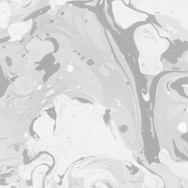 Gümüş rengi gri mermer arka planda boya lekeleri