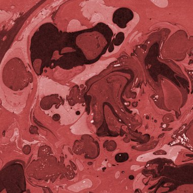 Boya desenli kırmızı mermer arkaplan