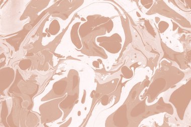 Kağıt üzerinde turuncu mermer mürekkep dokusu. Mermer taş resim.