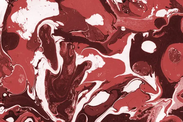 Boya desenli kırmızı mermer arkaplan