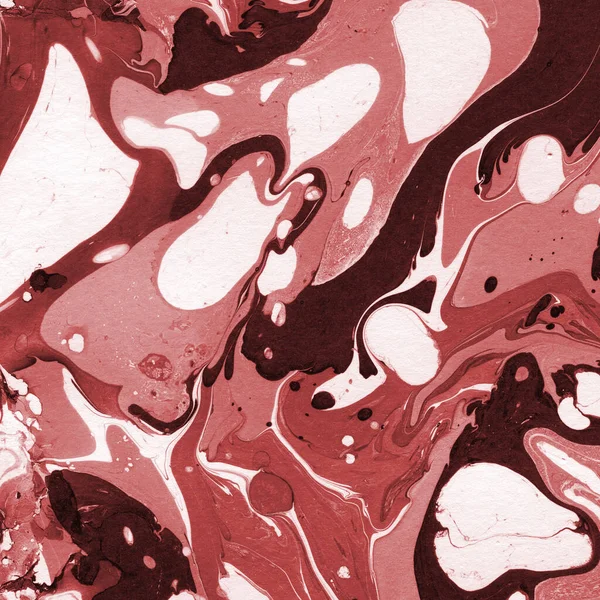 Boya desenli kırmızı mermer arkaplan