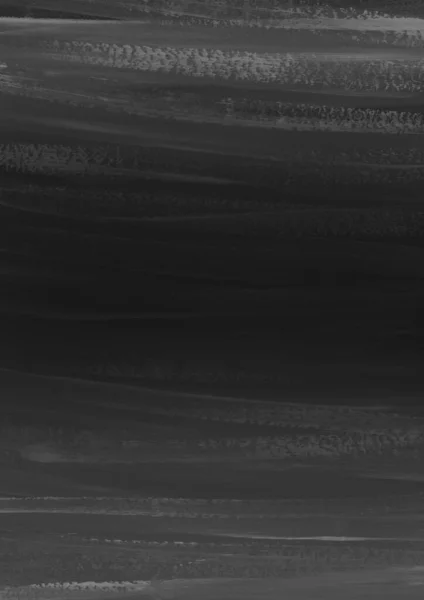 Fekete Gouache Textúra Absztrakt Háttér — Stock Fotó