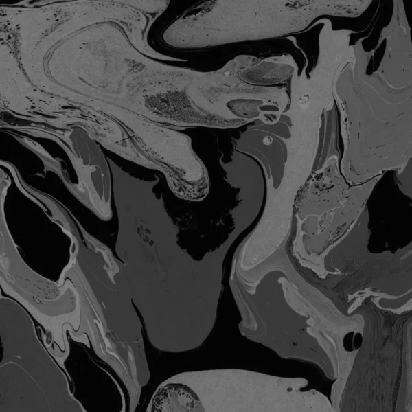 Kağıt arkaplanda siyah mermer mürekkep dokusu. Mermer taş resim.