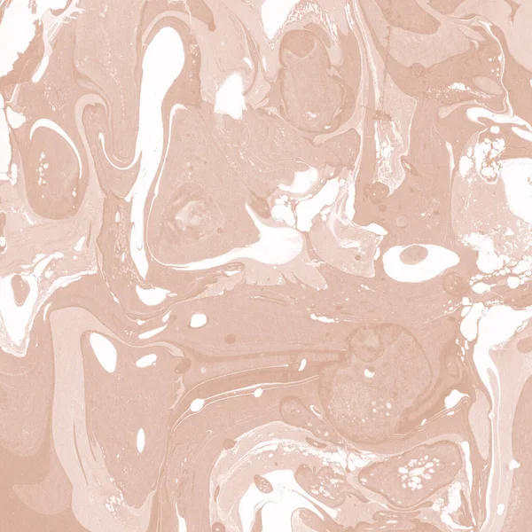 Kağıt üzerinde turuncu mermer mürekkep dokusu. Mermer taş resim.