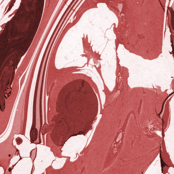 Boya desenli kırmızı mermer arkaplan