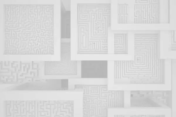 Abstrak Bentuk Putih Wallpaper — Stok Foto