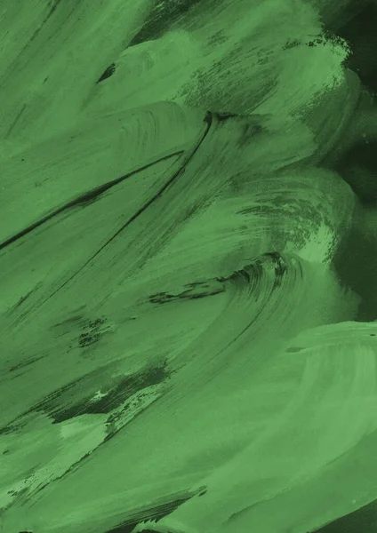 Yeşil Gouache dokusu, soyut arkaplan