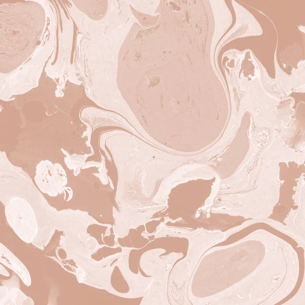 Kağıt üzerinde turuncu mermer mürekkep dokusu. Mermer taş resim.