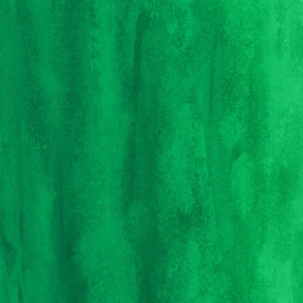 Fundo Aquarela Verde Com Textura Papel Realista — Fotografia de Stock