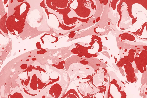 Boya desenli kırmızı mermer arkaplan