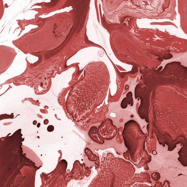 Boya desenli kırmızı mermer arkaplan